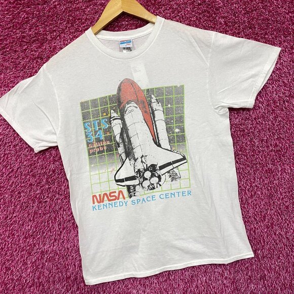 NASA STS-34 Galileo Probe Kennedy Space Center Promo Tee Small - Picture 3 of 4